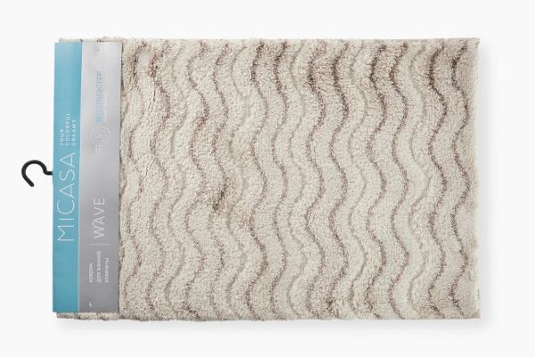 Коврик для ванной комнаты MICASA Wave 60x90 см, Полиэстер