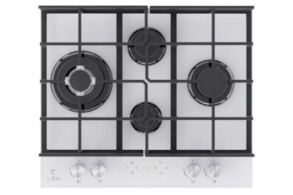 Газовая варочная панель LEX GVG 644 T WH 60 см