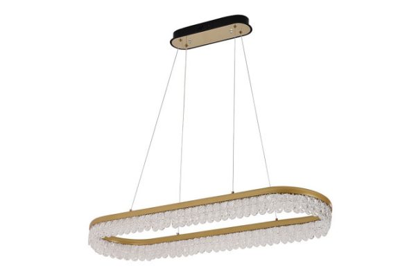 Люстра подвесная LED FAVOURITE Lunetta 33.6 кв.м., 100х13х30 см, LED