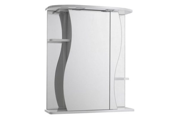 Зеркало-шкаф Лиана 65 Э-Лиа02065-01СвП с LED-подсветкой 65х72х25 см, Правый