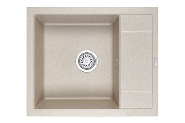 Мойка врезная с крылом GRANULA 6002 60х50х20 см