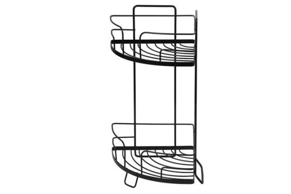Полка угловая 2-ярусная BERKRAFT Loft 20x46x20 см
