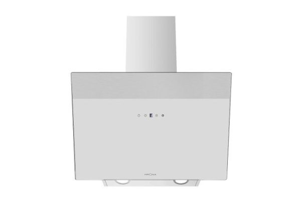Вытяжка KRONAsteel Kristen A 600 KRHD266 WHITE S цвет белый, нержавеющая сталь, 59.5х63.2х38.5 см