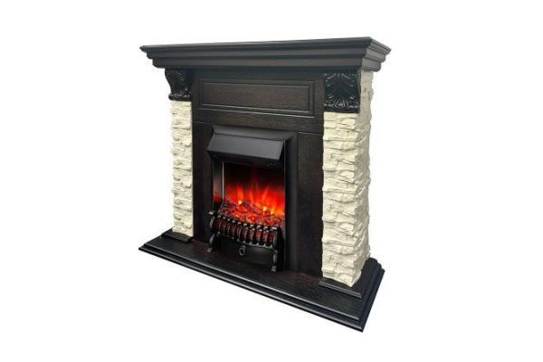 Каминокомплект Bilboa STD/EUG AO-215 + Fobos LUX BL напольный