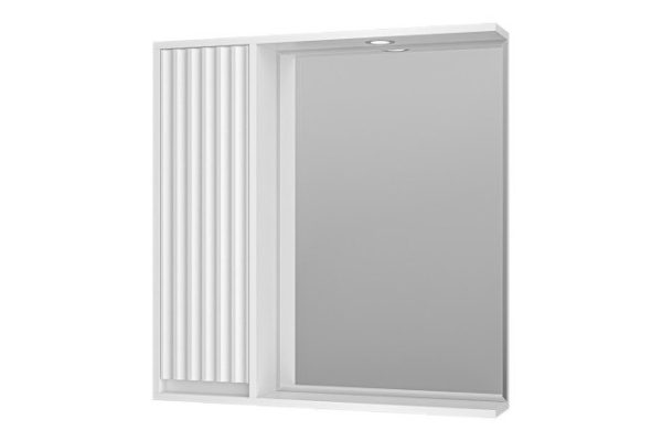 Зеркало-шкаф Balaton 80 BAL-04080-01-Л с LED-подсветкой 77.5х80х14 см, Левый