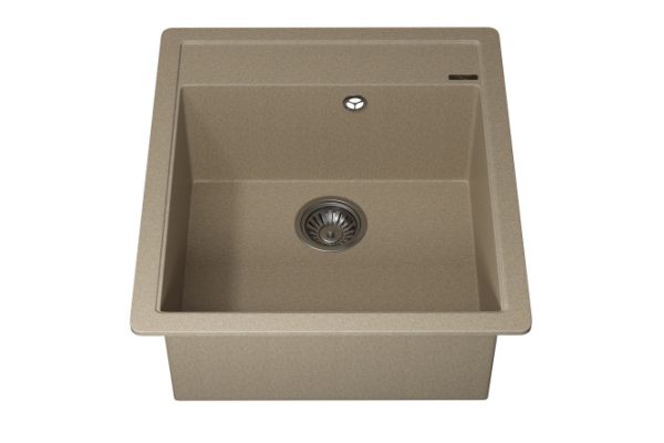 Мойка кухонная врезная Quartz UPD-07 3910202125 46х51х21.7 см