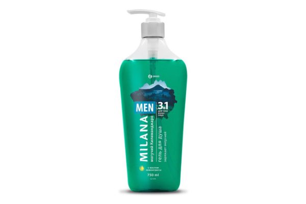 Гель для душа GRASS Milana Men Могучий Килиманджаро 750 мл