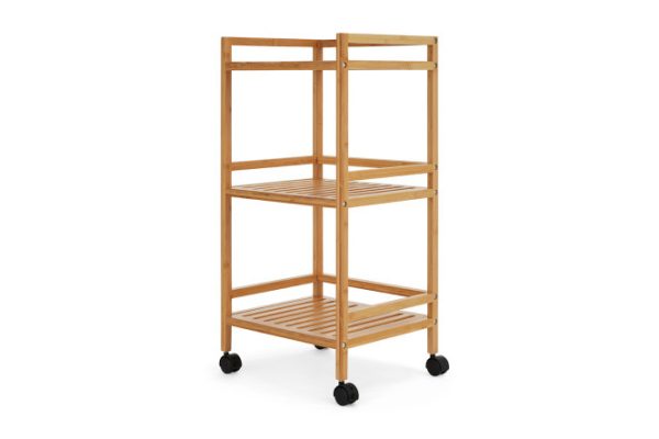 Этажерка 3-ярусная BERKRAFT Bamboo 39x79x33 см