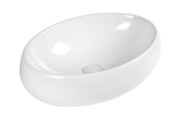 Раковина накладная BOND Oval S58-490 Накладная, 49х14.5х35 см