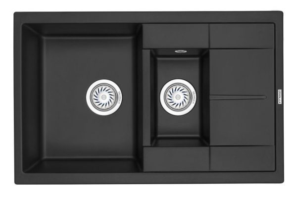 Мойка врезная с крылом GRANULA 7802 77.5х49.5х19.5 см