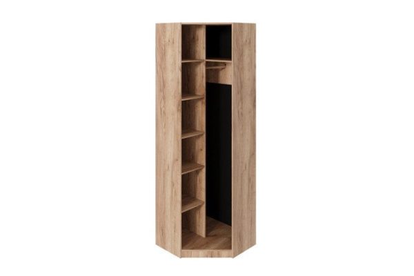 Корпус шкафа угловой Оскар 75,9х236х75,9 см, дуб табачный craft