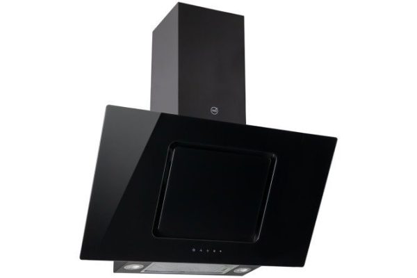 Вытяжка MBS Camellia 190 glass black цвет чёрный, 90х97х41.7 см