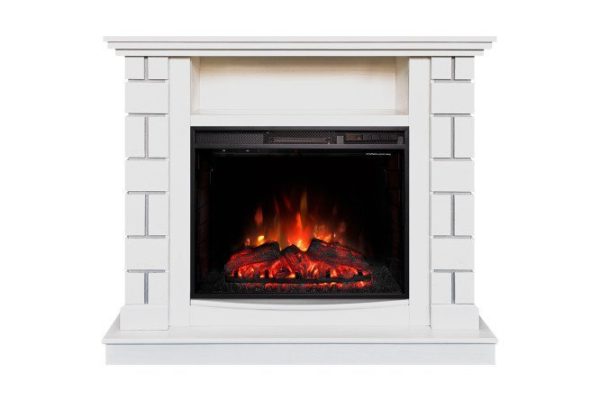 Каминокомплект RealFlame Aberdin 25,5 WT-P581 + Sparta 25,5 LED, напольный