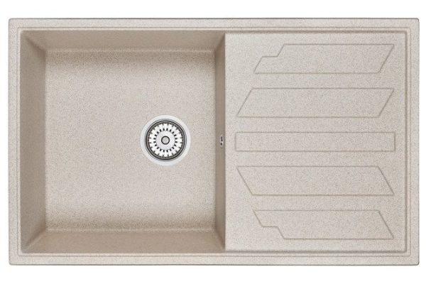 Мойка врезная с крылом GRANULA Granula 8601 86х50х20 см