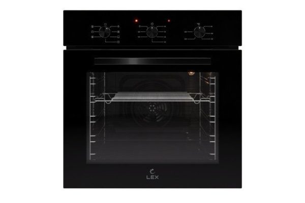 Электрический духовой шкаф LEX EDM 073 BBL, чёрный 59.5х59.5х53 см