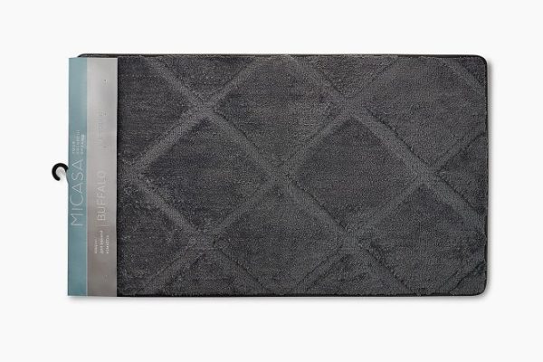Коврик для ванной комнаты MICASA Buffalo 70x120 см, Микрофибра