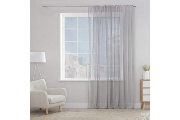 Тюль MICASA Anneta 300х280 см, 1 шт., цвет серый