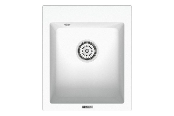 Мойка кухонная врезная POINT Динара 42 PN3004W, белый 41.5х49х21.5 см