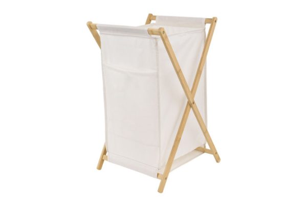 Корзина для белья BERKRAFT Nature 40x67x38 см, 30 л, Полиэстер