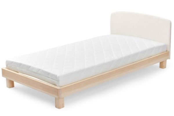 Кровать детская HAPPY BABY Somna 90х180 см цвет натуральное дерево, молочный