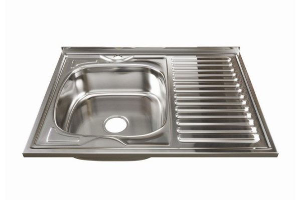 Мойка накладная с крылом MIXLINE 528016 80х60х16 см
