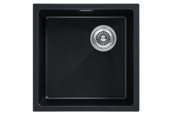 Мойка врезная PAULMARK Lumi 45UNI-SKEW IT-GRANIT LU45SK-BLM 45.5х44х21 см