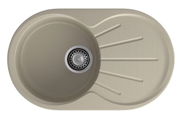 Мойка врезная с крылом GRANFEST Rondo GF-R-750L 75х46х20 см