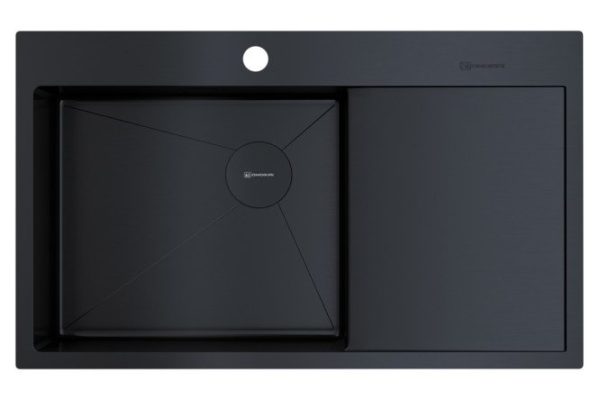 Мойка врезная с крылом OMOIKIRI Akisame 86-L Side-GB 4997043 86х51х20 см