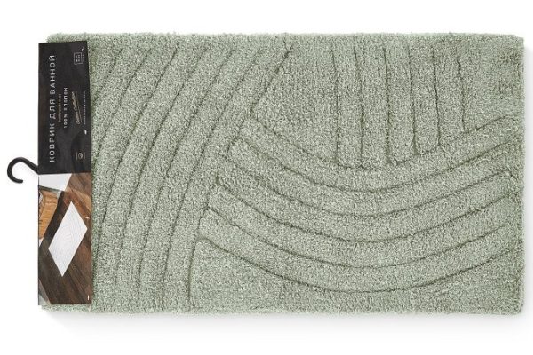Коврик для ванной комнаты Crescent 50x80 см, Хлопок
