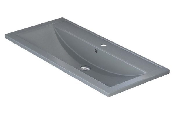 Раковина для ванной Foster Quartz 291030045 Полувстраиваемая, 100х17.5х45.5 см