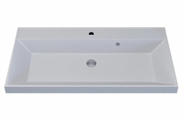 Раковина для ванной Classic Quartz 291030009 Полувстраиваемая, 90х15х45 см