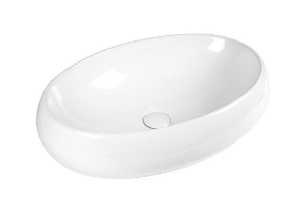 Раковина накладная BOND Oval S58-600 Накладная, 60.5х15х40.5 см