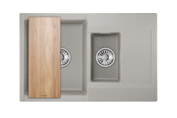 Мойка врезная GRANULA Estetica 7808 с крылом 78х50х22 см