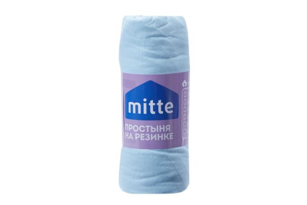 Простыня на резинке MITTE 61434 Хлопок 120х200 см