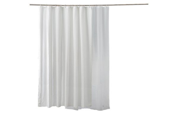 Штора для ванной комнаты двухслойная MICASA Ribbon Полиэстер, 180x200 см