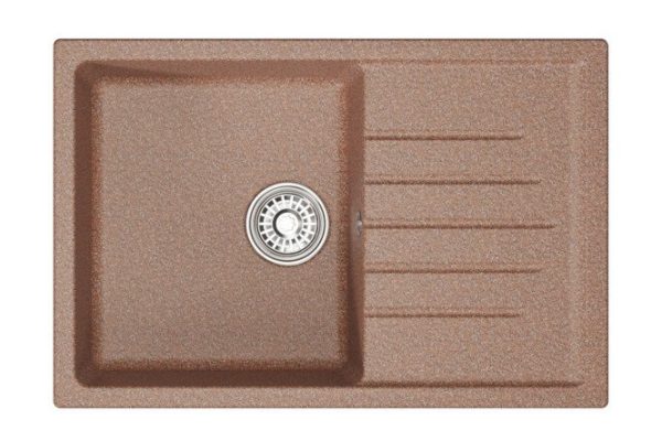 Мойка врезная с крылом MIXLINE ML-GM19 551981 75х50х22 см