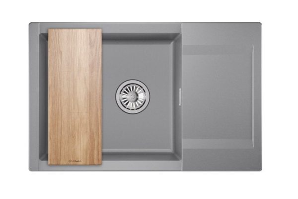Мойка врезная GRANULA Estetica 7807 с крылом 78х50х22 см
