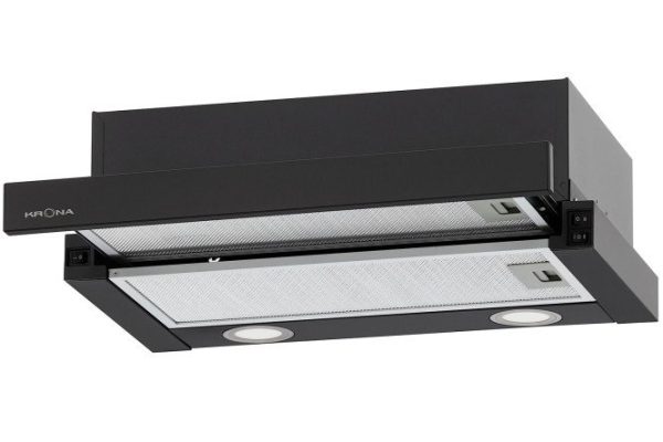 Вытяжка KRONAsteel Kamilla T 500 black цвет чёрный, 49.7х16.2х30 см