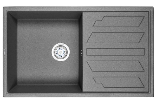 Мойка врезная с крылом GRANULA Granula 8601 86х50х20 см