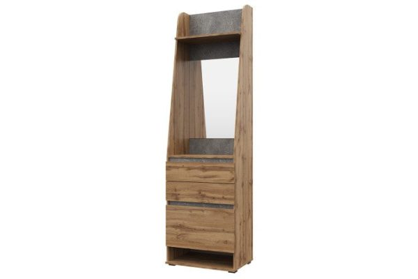 Шкаф комбинированный с зеркалом Mari 60,2x213,8x41,8 см