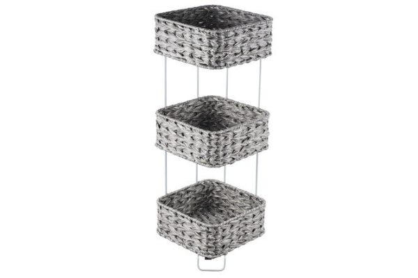 Этажерка 3-ярусная BERKRAFT Scandy 26x73x26 см