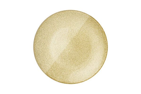 Тарелка Феерия Party Gold Стекло, 21 см