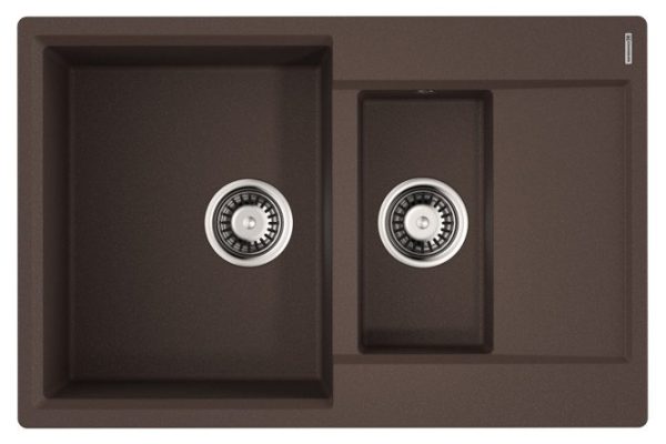Мойка врезная с крылом OMOIKIRI Daisen 78-2T-DC 4993534 78х51х23 см