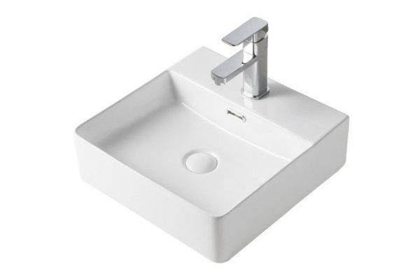 Раковина накладная ORANGE B04-405w Накладная, 41х12.5х42 см