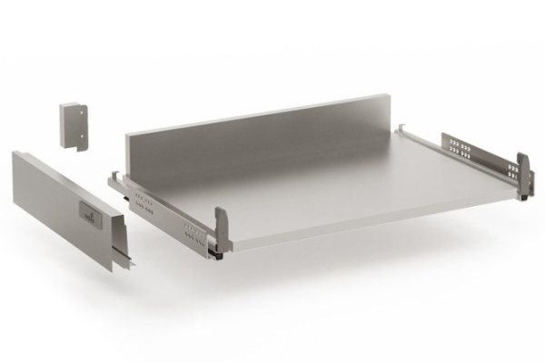 Выдвижной ящик низкий шкафа напольного с доводчиком полного выдвижения Hettich InnoTech 56.8х8.4х47 см