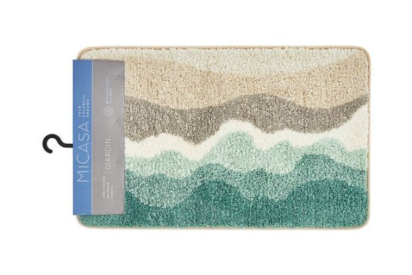Коврик для ванной комнаты MICASA Giardin 50x80 см, Микрофибра