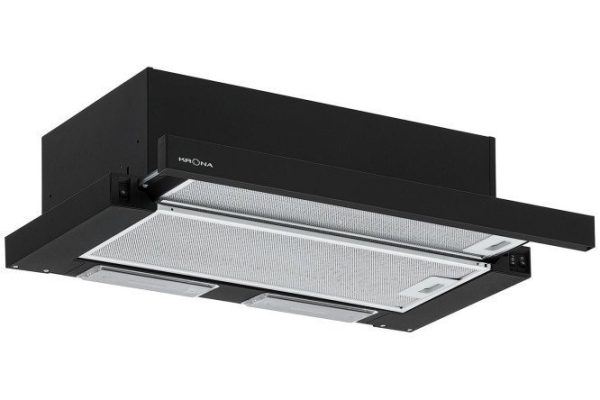 Вытяжка KRONAsteel Vendy 600 Black KRHD109 цвет чёрный, 60х17.6х30.4 см