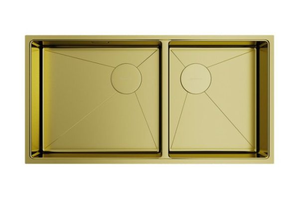 Мойка врезная OMOIKIRI Taki 85-2-LB-U/IF Side-LG 4997038 85х44х20 см