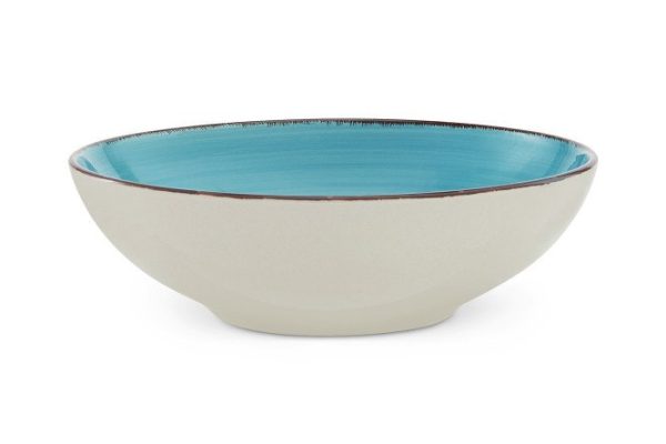 Тарелка суповая EVIO Bermuda Turquoise Керамика, 18 см