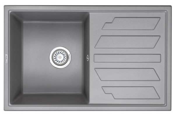 Мойка врезная с крылом GRANULA Granula 8002 79х50х20 см